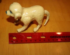 Barbie Doll's Tan Pet Dog-Moves Legs, Tail, Head-Read for details -Used