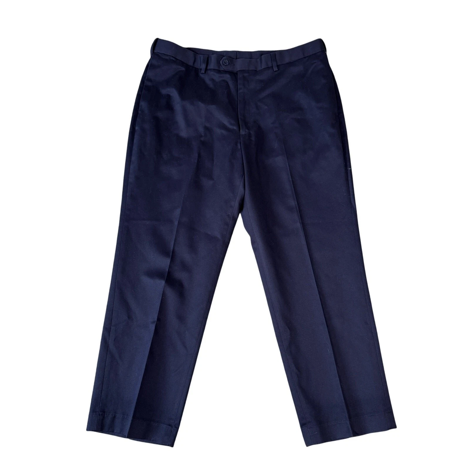 Perry Ellis Portfolio Pleated Straight Dress Workwear Pants US Men's 38x29