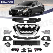 For Altima 2019-2021 Bumper Grille Radiator Shutter Fog Light Bracket Assembly