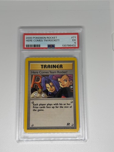 Here Comes Team Rocket! (Unlimited) graded PSA 5 for sale on eBay