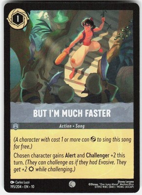 But I'm Much Faster 195/204 Whispers in the Well Disney Lorcana