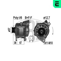 Era Lichtmaschine Generator Lima 209345A 14V FüR Jeep Cherokee 2 Wj Wg 4X4