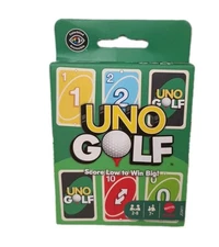 2025 Mattel UNO Golf Score Low/Win BIG! Special Edition Card Game New