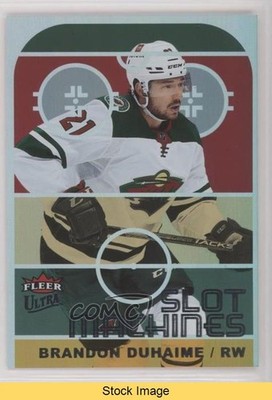 2021-22 Upper Deck Fleer Ultra Slot Machines Brandon Duhaime Rookie RC READ 0uy2