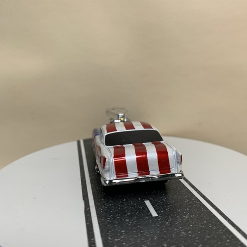 2002 Muscle Machines Stars & Stripes ‘55 Chevy Bel Air Hardtop Red/White/Blue NM - Picture 9 of 13