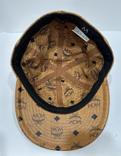 Seltene exklusive MCM München Cognac Visetos Nieten Cap Mütze Gr. M (58,5 cm) Japan - Bild 6 von 9