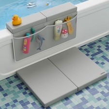 Bath Kneeler and Elbow Rest Pad Set - Baby Bath Kneeler, Bathtub Kneeling Pad...