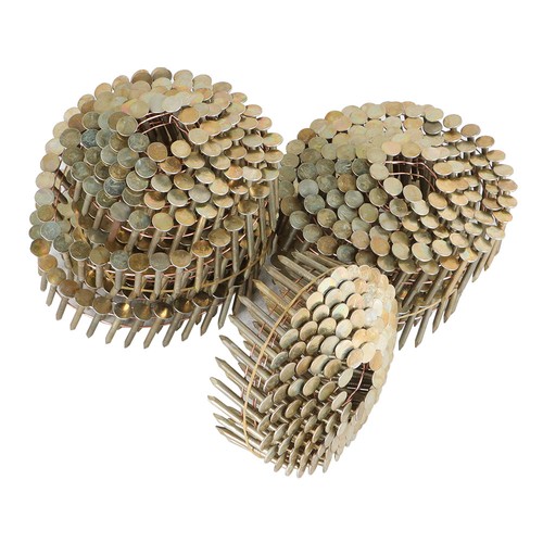 1-1/4In × 0.12In 15 Degree Galvanized Smooth Handle Coil Roofing Nail 7200 Pack - Picture 2 of 10