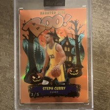 Wild Card Haunted Hits Steph Curry Guard Serial Numbered Card 2025 3/5