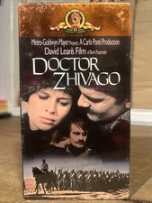 Doctor Zhivago 2 Tape VHS Set 1988 Omar Shariff Julie Christie Sealed