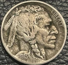 Nice Original 1913 TY I  5C Buffalo Nickel