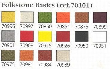 Vallejo Paint 70101 Folkstone Basic Model Color Acrylic Paints (Set of 16)