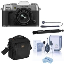Fujifilm X-T50 Mirrorless Camera with XC 15-45mm f/3.5-5.6 OIS PZ Lens with Univ