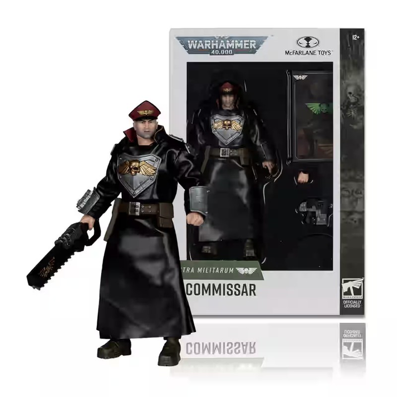 McFarlane Toys Warhammer 40000 Commissar Astra Militarum 7" Action Figure - NEW