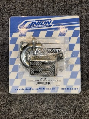 Canton Racing 20-081 SBC Bolt-On Oil Pickup 8  SS/RR Pan