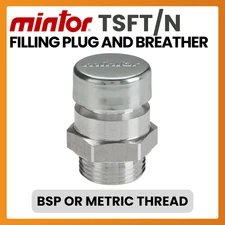 Mintor Hydraulic Oil Filling Plug and Breather TSFT/N - BSP or Metric Thread