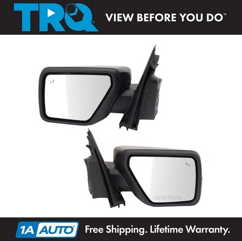 TRQ Mirror Set Driver & Passenger Side Fits 21-23 F-150 FO1320705 FO1321705