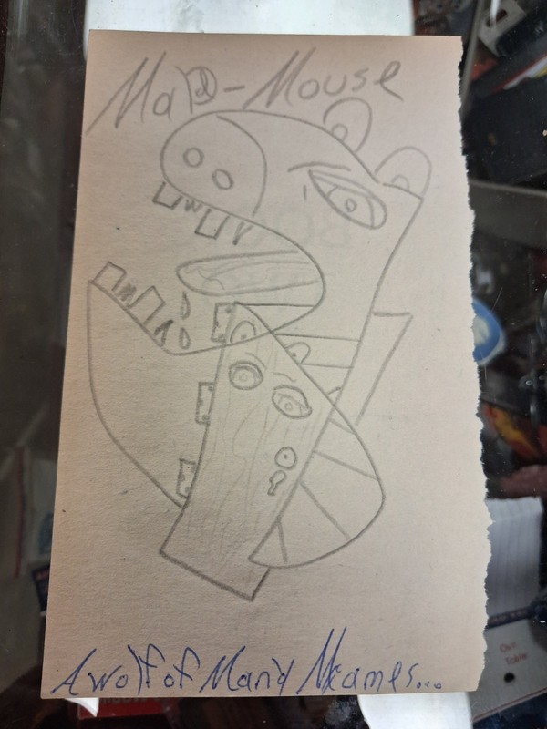 Conceptual Sketching Prison Art Signed