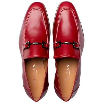 NEW MEZLAN men\'s rios ii flex ornament loafer in red Mezlan Men main image 4