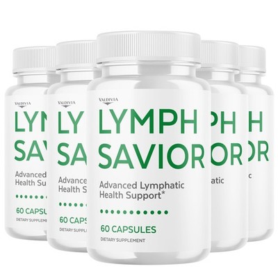 Valdivia (5 Pack) Lymph Savior 300 Capsules 5 Pack Daily Wellness Supplement