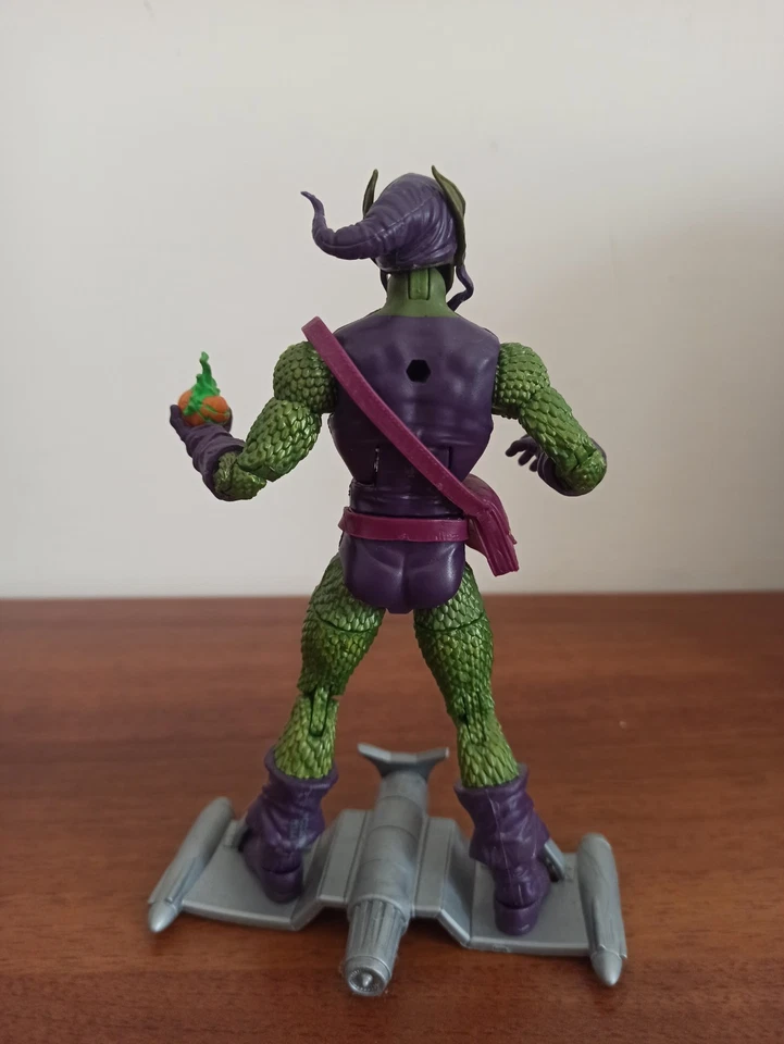 Marvel Legends Green Goblin 6” Action Figure Hasbro Sandman BAF Wave Spider-Man - Immagine 2 di 2