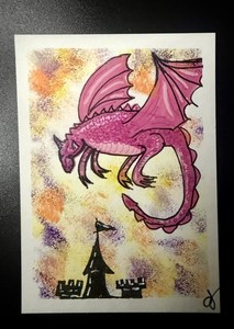 ACEO “Misty” Original ACEO (Art Cards, Editions & Originals) –Artwork