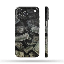 Phone Skin/Phone Wrap For iPhone, Samsung, Android Printed Leather Dollar Bill