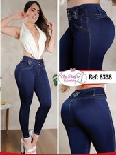 Jeans Colombianos Cintura Alta levanta cola butt lifter high waist push up 8338
