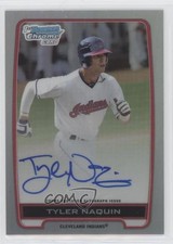 2012 Bowman Draft Chrome Picks Refractor Tyler Naquin #BCA-TN Auto 0g4