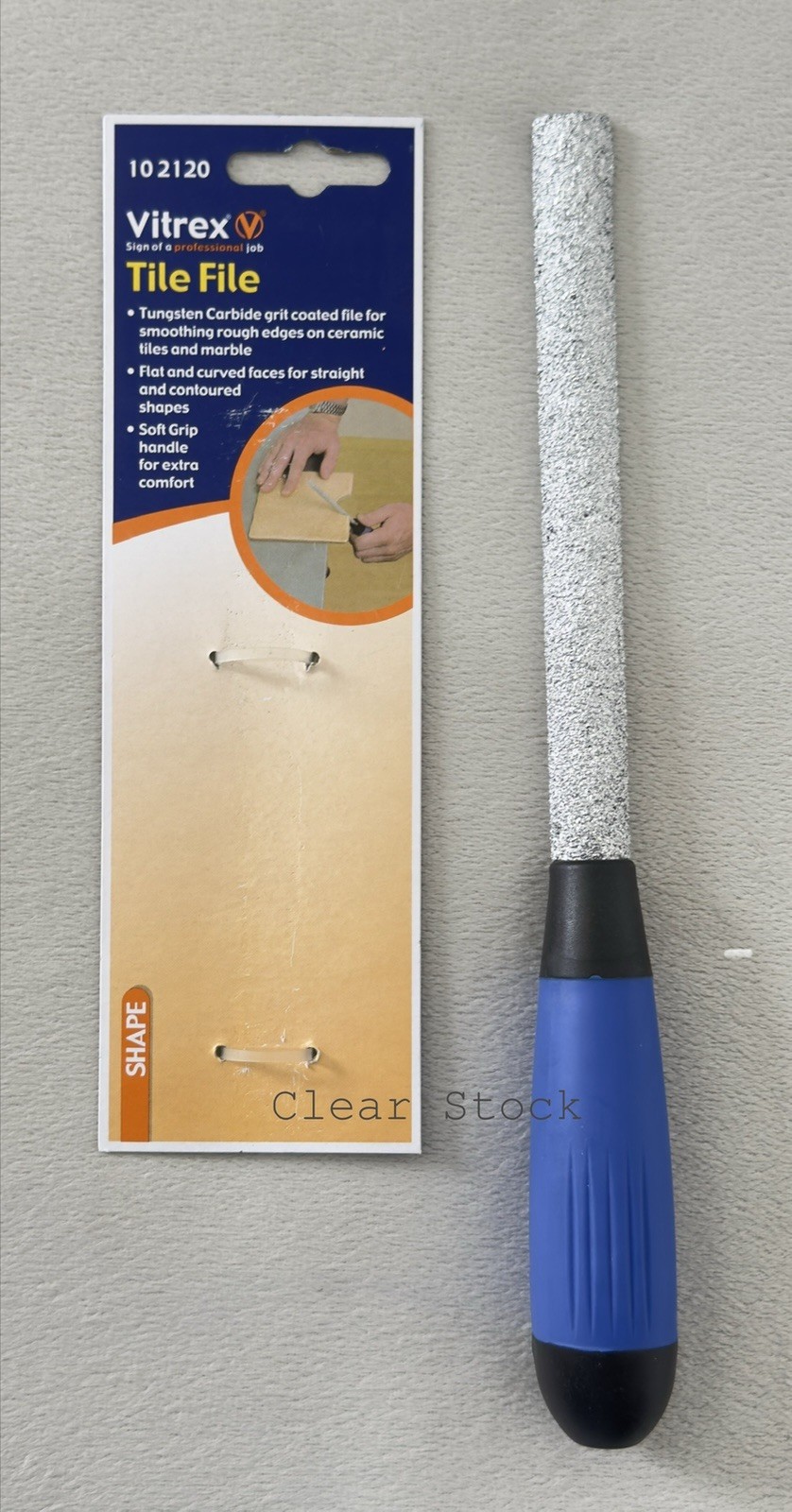 Vitrex 102120 Tile File - Soft Grip - Image 2