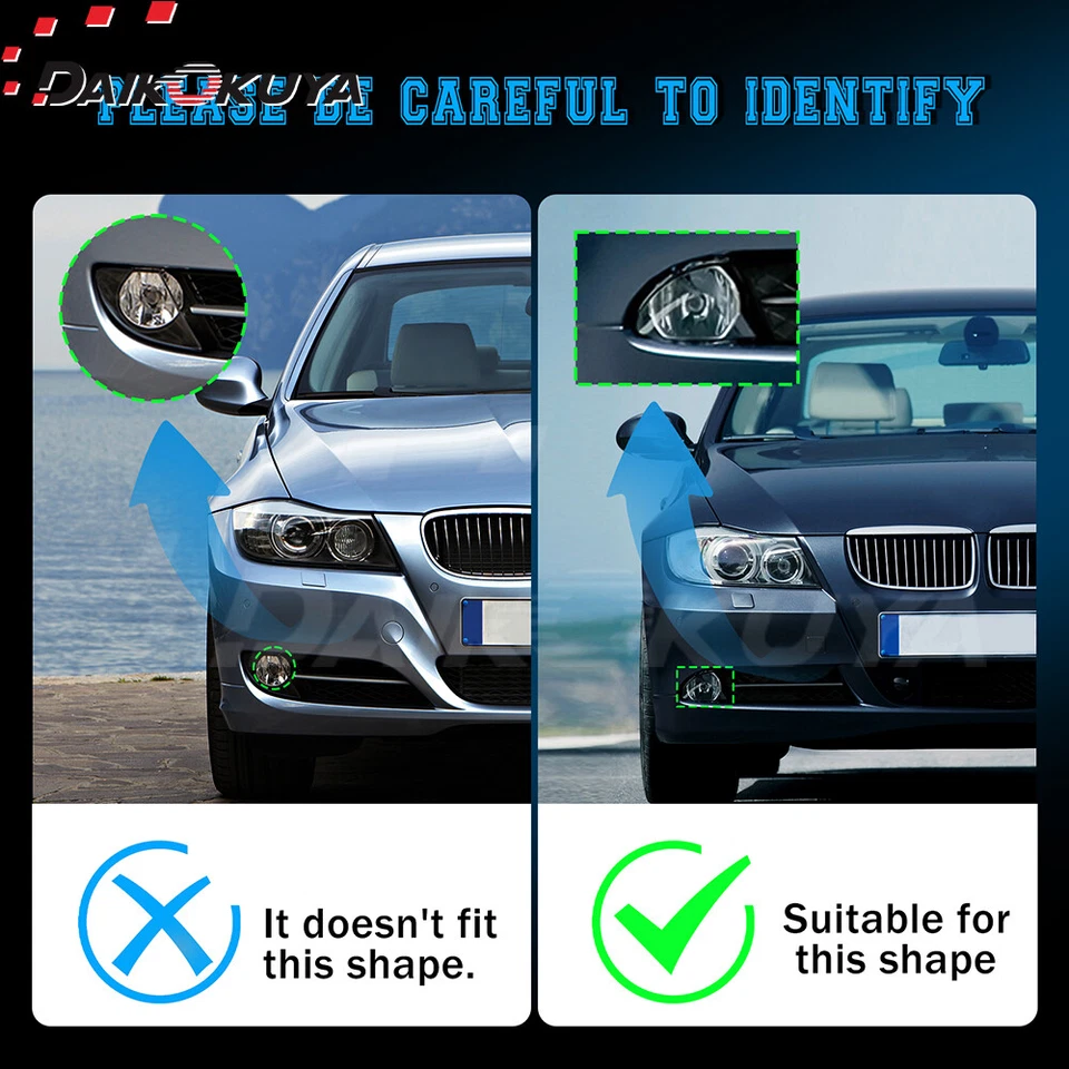 Светодиодные противотуманные фары для 2006 07 08 BMW E90 E91 325i 328i 330i седан бампер лампа - Изображение 3 из 4