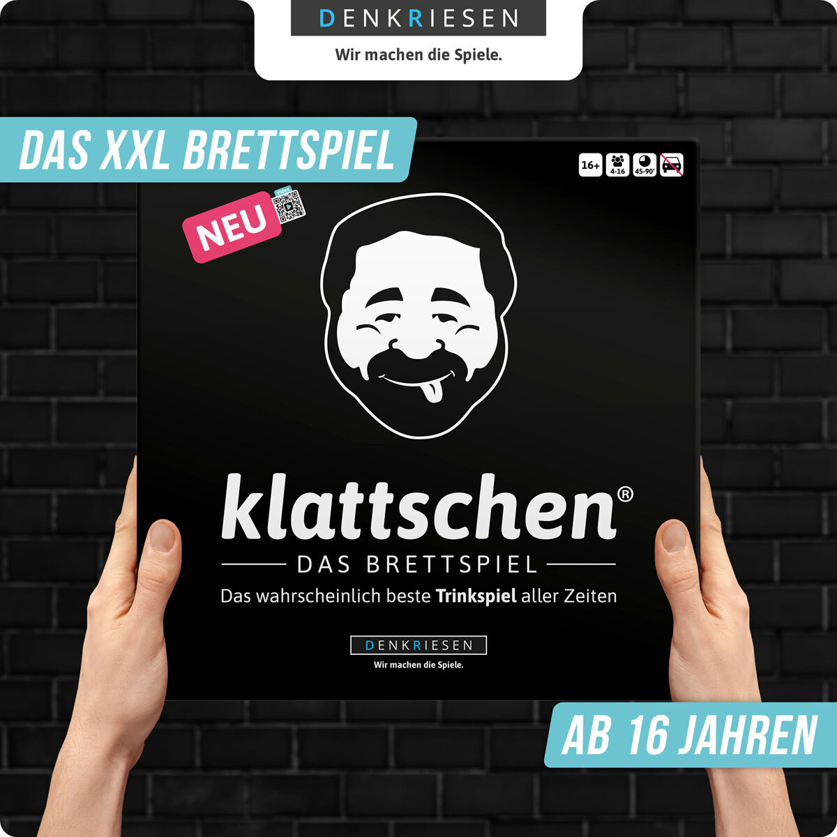 Thumbnail - Denkriesen Klattschen Trinkspiel Brettspiel Kl2000
