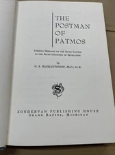 THE POSTMAN OF PATMOS - G.A. Hadjiantoniou -1961- Biblical Studies - Revelation