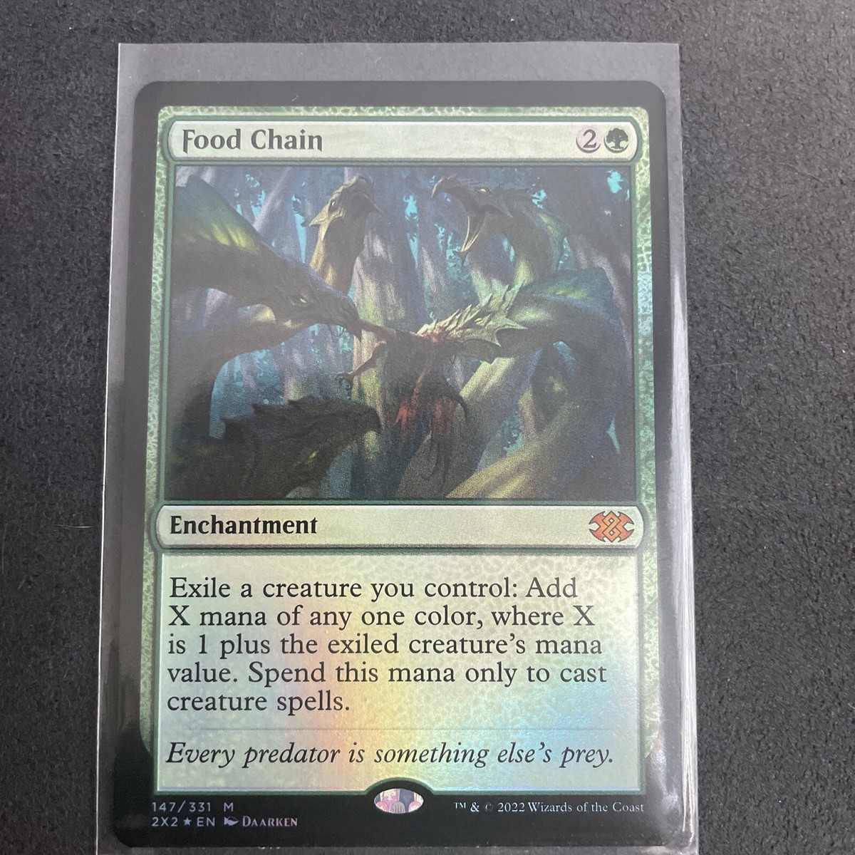 FOIL FOOD CHAIN Double Masters 2022 Magic MTG MINT CARD | eBay