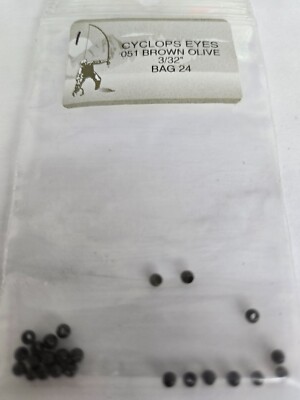 Lot of Beads ''  Copper  ''  3/32  2.4mm   24 pc   Hook size 10 - 14