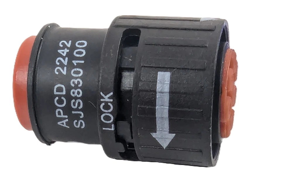 5 Amphenol SJS830100 Circular Connector Luminus Size 22 8 Pin Shell 7 Inline NEW - Image 4 of 4