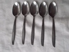 5 Oneida Original SAND DUNE Teaspoons Stainless Flatware