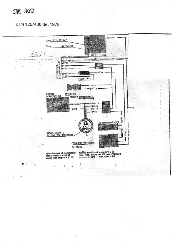 Sistema eléctrico moto KTM 125/400 desde 1978 - cabina 300 Foto 2 de 2