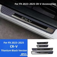 Outer Door Sill Plate Guard Protector Cover Trims For Honda Cr-v Crv 2023 2025