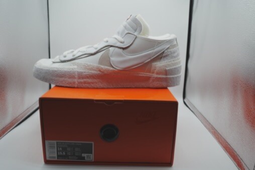 SACAI X NIKE SACAI X BLAZER BASSO 'WHITE PATENT' Taglia 14 dm6443 100