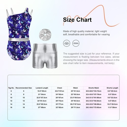 Kids Girl's Leotard With Bottoms Set Jogging Overalls Running Dance Outfit Yoga - Picture 37 of 49