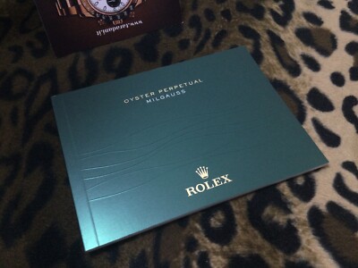 11. 2012 ITALIEN ROLEX BOOKLET LIBRETTO MILGAUSS 116400GV 116400