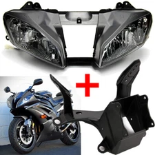 Front Headlight & Upper Fairing Stay Bracket For Yamaha YZF R6 YZFR6 2008-2016