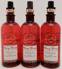 3 BATH  BODY WORKS YLANG YLANG AROMATHERAPY ESSENTIAL OIL MIST 5 IN 1 NEW 