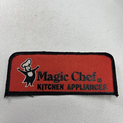 Vintage MAGIC CHEF Patch (top part, Name Or ? Has Been Cut Off I Think) B049