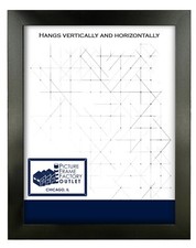 Contemporary Black  1.25" Picture Frame