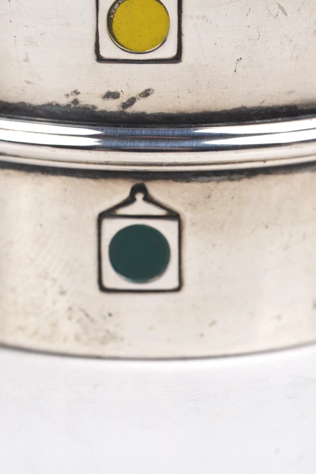Taza medidora vintage Gorham 354 plata esterlina MGCC 1961 Lauer Bowl semáforo Foto 3 de 4