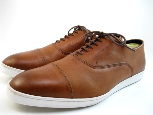 Allen Edmonds "PARK AVENUE" Men's Leather Oxford Dress Sneakers 11 D Chili(483N)