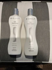 Biosilk Silk Therapy Shampoo & Conditioner Set, 12 fl oz each. New Sealed