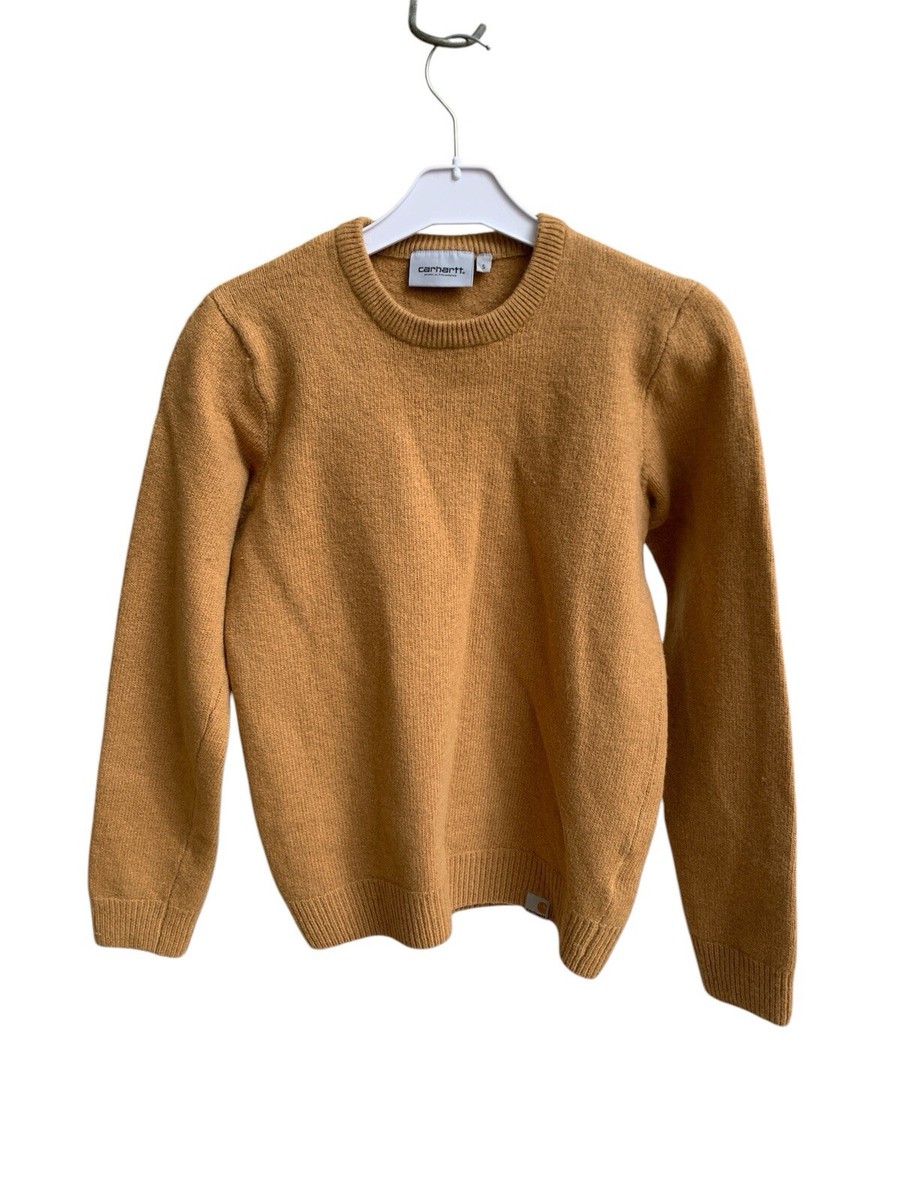 Carhartt WIP Allen Sweater Small 80% Lambswool Made in Bangladesh#Z34